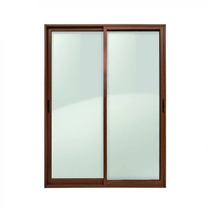 Ventana Aluminio 150 x 205 cm Simple Madera
