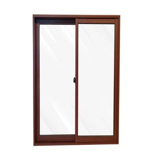 Ventana Aluminio 150 x 205 cm Termopanel Madera