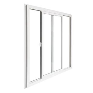 Ventana PVC 121 x 100 cm Simple Blanco