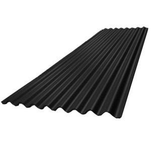 Cubierta Prepintada 0,35 x 851 x 3660 mm Negra
