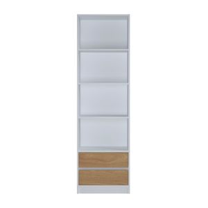 Estante Madera Daloa 53 x 33 x 180 cm Blanco
