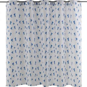 Cortina De Baño 180 x 180 cm Blue Fish Hangless