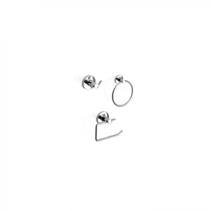 Set Accesorios Domani 3 pz Cromado
