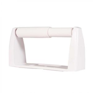 Porta Rollo Papel Higiénico Con Ahesivo Blanco