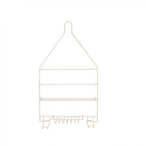 Organizador De Ducha Con Jabonera Maxi 1 Repisa Blanco