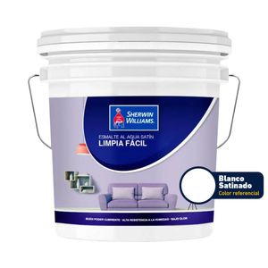 Esmalte Al Agua Limpia fácil 4 GL Blanco