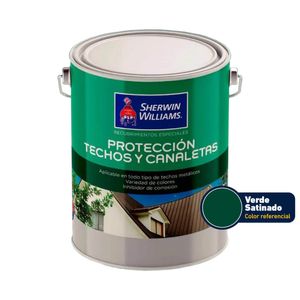 Pintura Protección Techo Y Canaletas 1 GL Verde Satinado