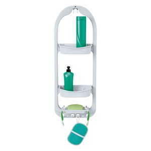 Organizador De Ducha Con Jabonera 70 x 14,7 x 26,5 cm 2 Repisas Blanco