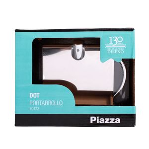 Porta Rollo Papel Higiénico Dot Cromado