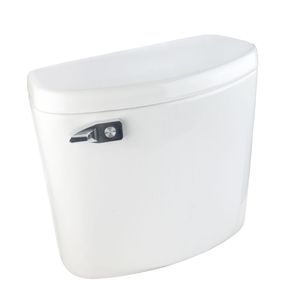 Estanque Eco De Loza Vitrificada Con Manilla Blanco