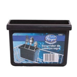 Escurridor De Cubiertos Negro