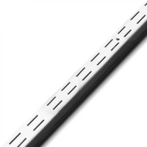 Pilar Ranurado Doble 128 cm Blanco