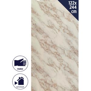 Placa Marmol 3 mm 122 x 244 cm Cuarzo