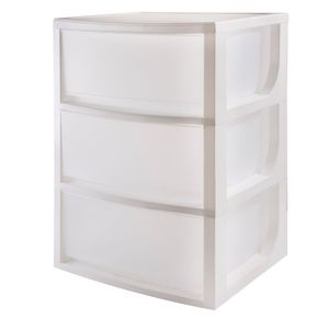 Mueble Modular 90 lt Blanco transparente