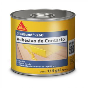 Adhesivo De Contacto Sikabond 260 Pasta 1/4 GL Ámbar