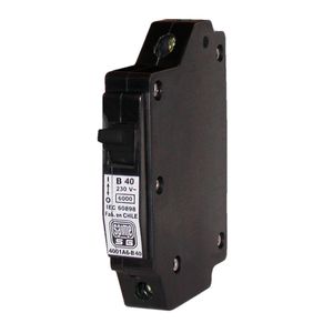 Interruptor Automático B 1 Polo 6 Ka 40 A Negro