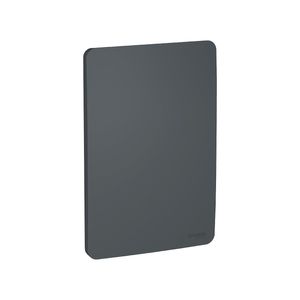 Placa Ciega Plástica Orion Negra