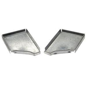 Tapa Canaleta Izquierda Zinc 0,4 x 104 x 134 mm