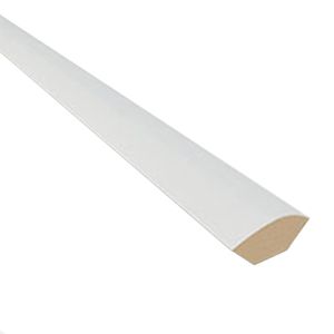 Moldura 1/4 Rodón CR2 19 x 19 mm 2,44 m Blanco