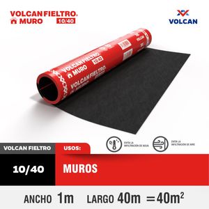 Fieltro Asfáltico Liso 10/40 m2 Volcán