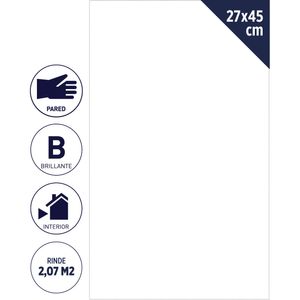 Cerámica Muro 27 X 45 Cm 2,07 M2 Blanco Brillante