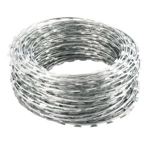Concertina De Acero Galvanizado 45 cm x 10 m