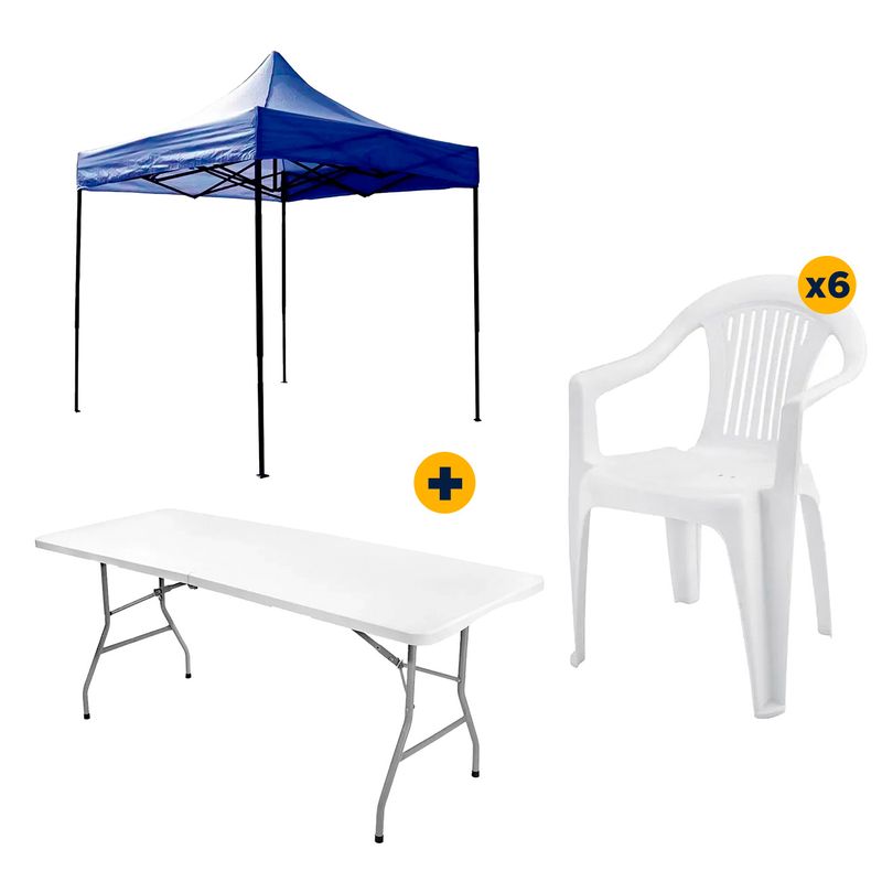 Combo-Toldo-Plegable-3-x-3-m-Azul-Mesa-Plegable-180-X-74-Cm-Blanco-6-Sillas-Plastica-Blanca-PK149_1
