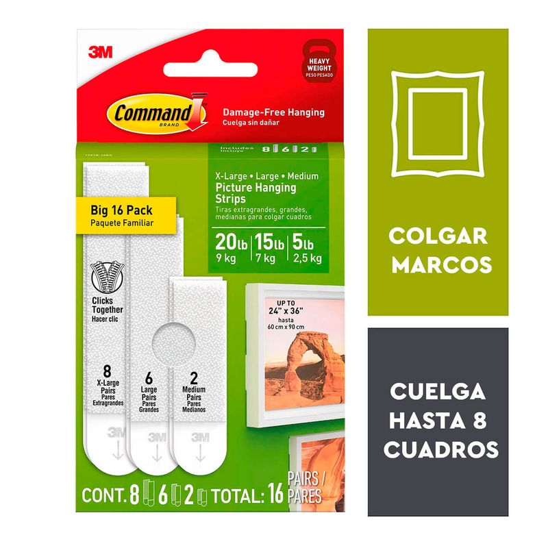 Sujeta-Cuadros-Tiras-De-3-Tamanos-Blanco-16-Pares-248372_1