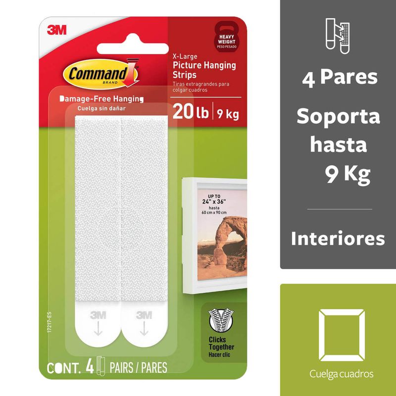 Sujeta-Cuadros-Tiras-Grandes-9-kg-Blanco-4-Pares-248379_1