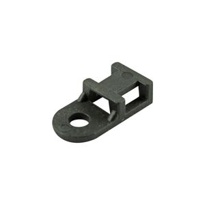 Base De Sujeción 19 x 9,5 x 5 mm 100 un Negro