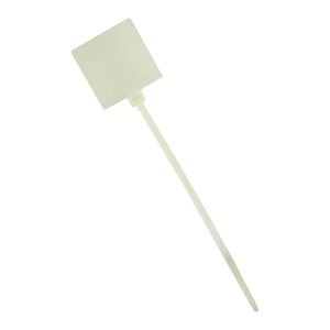 Amarra Cable Rotulado 130 x 2,5 mm 100 un Transparente