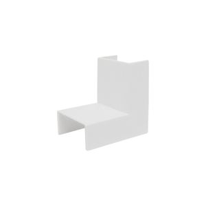 Curva Interna Pvc Para Canaleta 20 x 10 mm 2 un Blanca