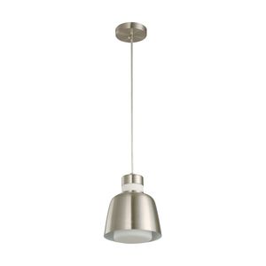 Lámpara Colgante Níquel 1 Luz E27 60 W