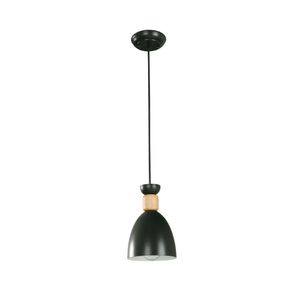 Lámpara Colgante Negra 1 Luz E27 40 W