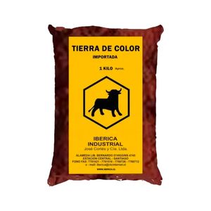 Tierra Color Rojo Primera Caja 1 kg