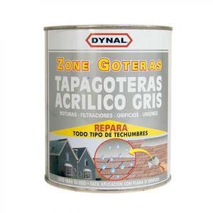 Tapagoteras Acrílico Zone Goteras 1/4 GL Gris