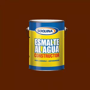 Esmalte Al Agua Constructor 1 GL Rojo Colonial