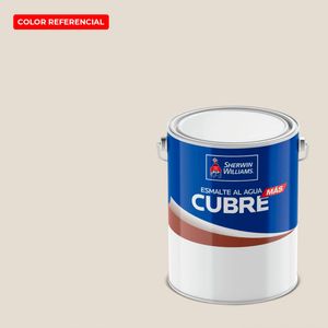 Esmalte Al Agua Cubre Más 1 GL Marfil