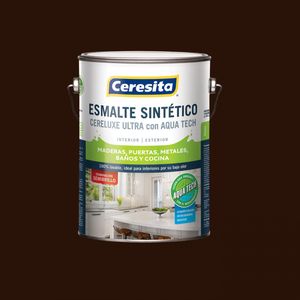 Esmalte Sintético Cereluxe Ultra 1 GL Café Moro Semibrillo