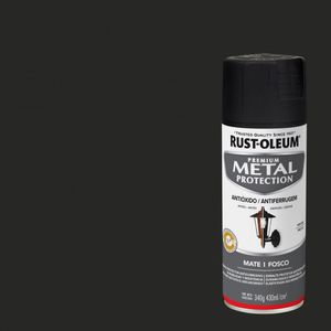 Pintura En Spray Anticorrosivo Metal Protection 340 gr Negro Mate