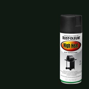 Pintura En Spray Alta Temperatura 430 ml Negro Mate