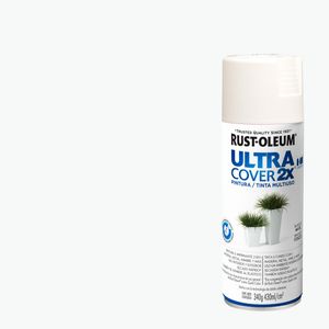Pintura En Spray Ultra Cover 430 ml Blanco Mate