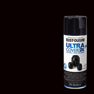 Pintura En Spray Ultra Cover 430 ml Negro Brillante