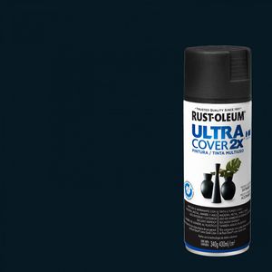 Pintura En Spray Ultra Cover 430 ml Negro Cañón Satinado
