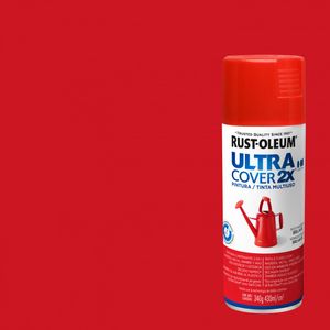 Pintura En Spray Ultra Cover 430 ml Rojo Manzana Brillante