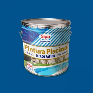 Pintura Para Piscina Secado Rápido 4 GL Azul Mate