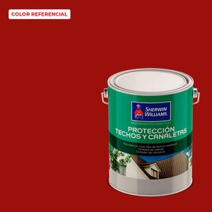 Pintura Protección Techo Y Canaletas 1 GL Rojo Óxido Satinado