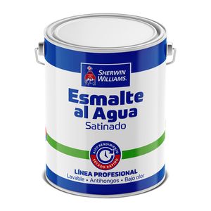 Esmalte Al Agua Profesional 1 GL Blanco Satinado