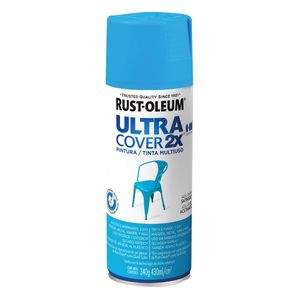 Pintura En Spray Ultra Cover 430 ml Azul Oasis Satinado