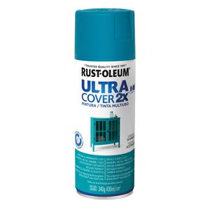 Pintura En Spray Ultra Cover 430 ml Turquesa Satinado